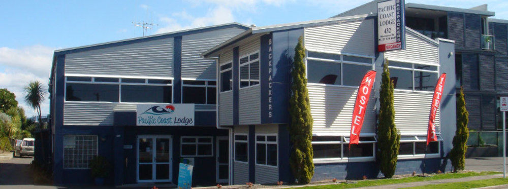 Pacific Coast Lodge And Backpackers Mount Maunganui Exterior foto